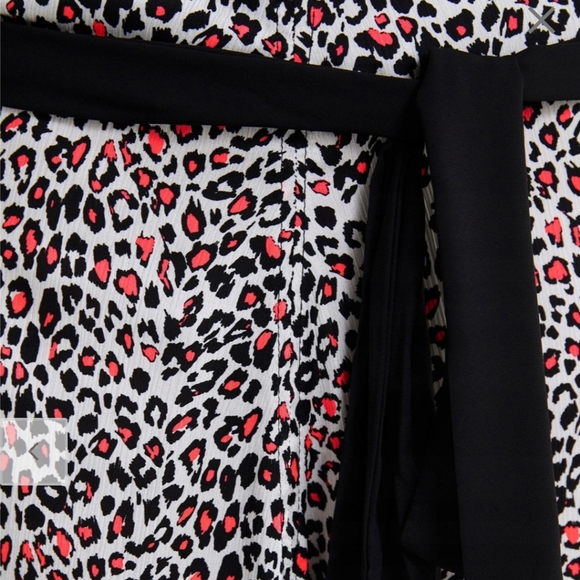 Zara animal print skirt with tie multicolored size small - Picture 7 of 7